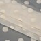 1 Yard Famous Australian Designer Cream Burnout Satin Polka Dot Chiffon 55 inch Width
